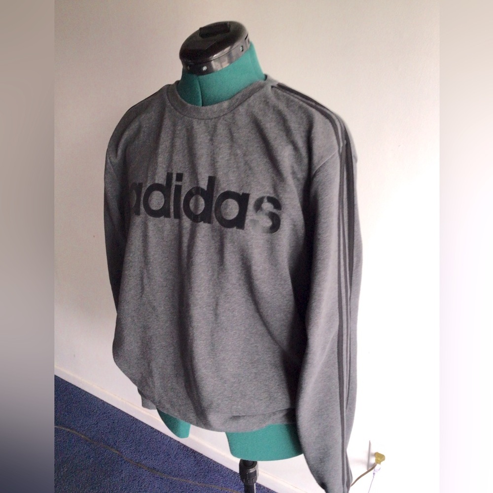 Dark gray crew neck